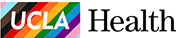 ucla health pride flag colored logo